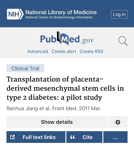 間充質(zhì)干細(xì)胞治療糖尿病 間充質(zhì)干細(xì)胞治療糖尿病